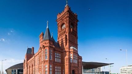 Welsh Assembly tower, Cardiff