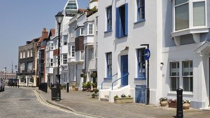 Proeprties in Old Portsmouth, Hampshire, England